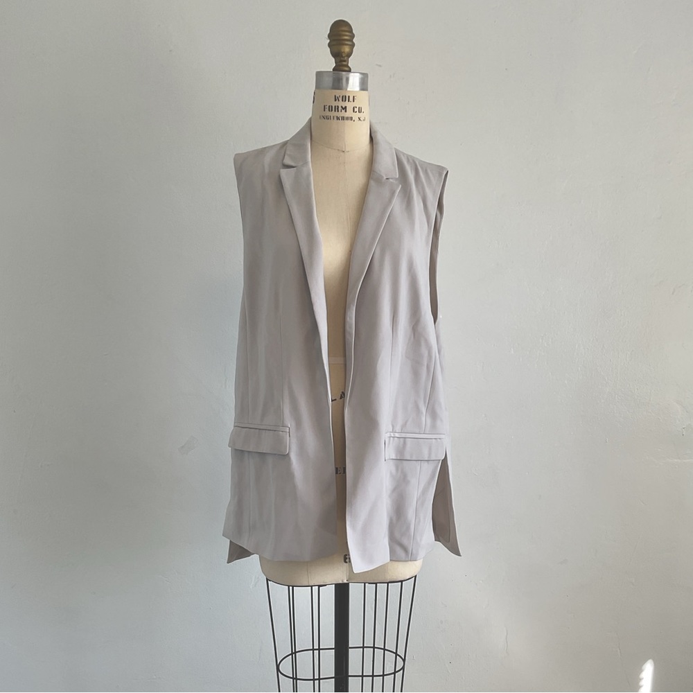 NWT DKNY GREY SUIT VEST